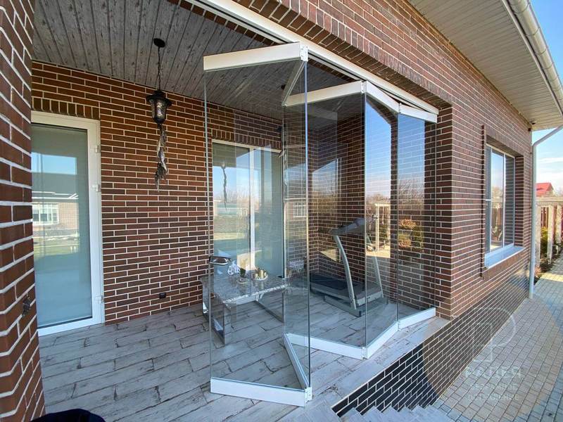 Терраса системы Гармошка