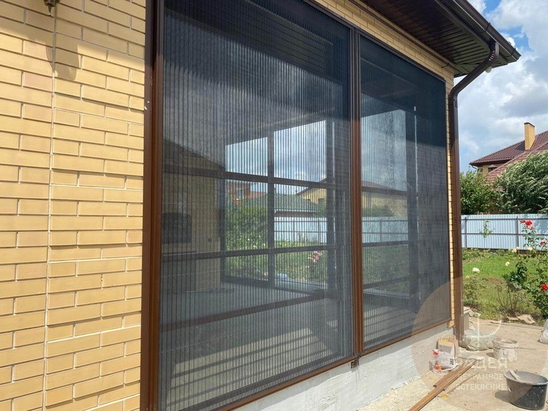 Сетка Плиссе для террасы